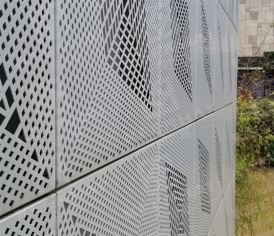 Aluminum Perforated Metal Single-panel Exterior Wall Panel factory